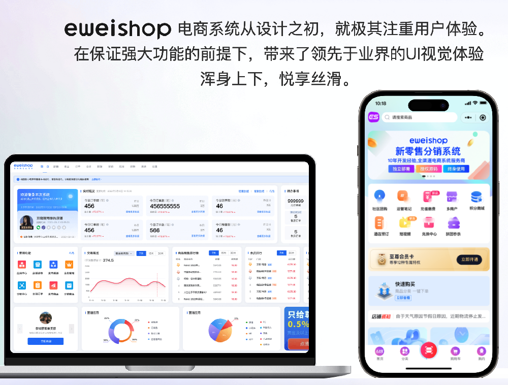 eweishop电商系统 | 做电商如此简单_社交分销商城_微商城小程序_分销小程序_连锁门店商城